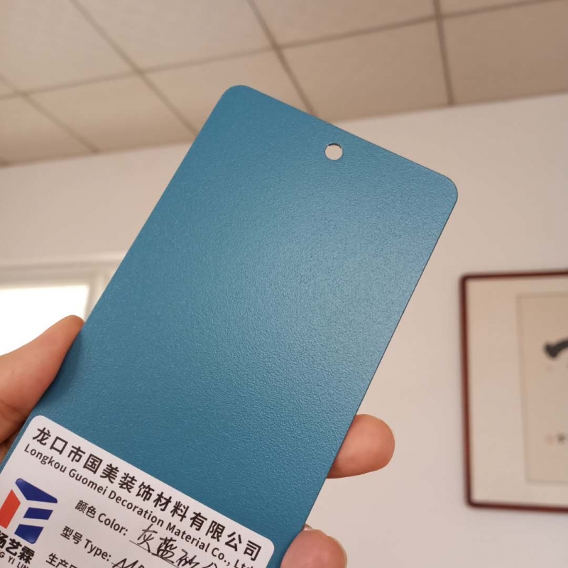 贵州 灰蓝砂纹户内静电喷涂塑粉热固型静电粉末生产厂家